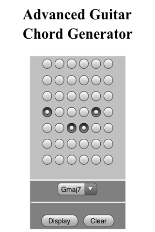 Advanced Guitar Chord Generator